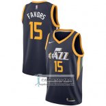 Camiseta Jazz Derrick Favors Icon 2017-18 Azul