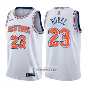 Camiseta Knicks Trey Burke Statement 2017-18 Blanco