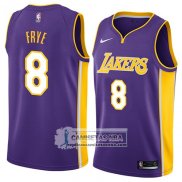 Camiseta Lakers Channing Frye Statement 2018 Violeta