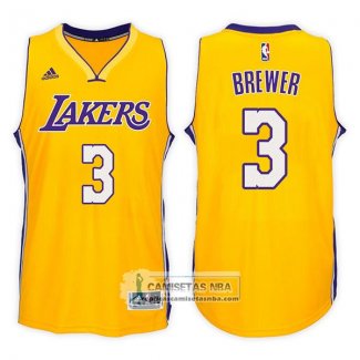 Camiseta Lakers Corey Brewer Home 2017-18 Oro