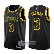 Camiseta Lakers Isaiah Thomas Ciudad 2017-18 Negro