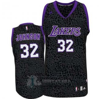 Camiseta Leopard Light Loco Lakers Johnson