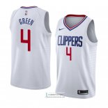 Camiseta Los Angeles Clippers Jamychal Verde Association 2018 Bl