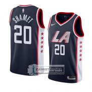 Camiseta Los Angeles Clippers Landry Shamet Ciudad 2019 Azul