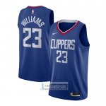 Camiseta Los Angeles Clippers Lou Williams Icon 2020-21 Azul