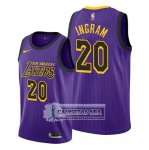 Camiseta Los Angeles Lakers Andre Ingram Ciudad Violeta