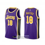 Camiseta Los Angeles Lakers Dion Waiters Statement Violeta