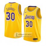 Camiseta Los Angeles Lakers Jeffrey Carroll Icon 2018-19 Oro