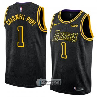 Camiseta Los Angeles Lakers Kentavious Caldwell Pope Ciudad 2018