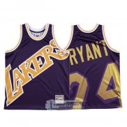 Camiseta Los Angeles Lakers Kobe Bryant Mitchell & Ness Big Face Violeta