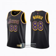Camiseta Los Angeles Lakers Markieff Morris Earned 2020-21 Negro