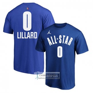 Camiseta Manga Corta All Star 2023 Damian Lillard Azul