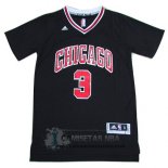 Camiseta Manga Corta Bulls Wade Negro