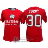 Camiseta Manga Corta Davidson College Curry Rojo