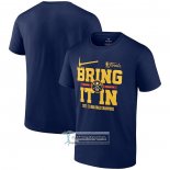 Camiseta Manga Corta Denver Nuggets 2023 NBA Finals Champions Hometown Originals Half Court Azul