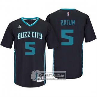 Camiseta Manga Corta Hornets Nicolas Batum Negro