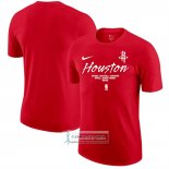 Camiseta Manga Corta Houston Rockets Rojo1