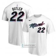 Camiseta Manga Corta Miami Heat Jimmy Butler Ciudad 2020-21 Blanco