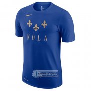 Camiseta Manga Corta New Orleans Pelicans Ciudad 2020-21 Azul