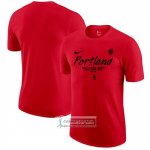 Camiseta Manga Corta Portland Trail Blazers Rojo