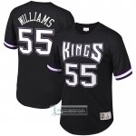 Camiseta Manga Corta Sacramento Kings Jason Williams NO 55 Negro