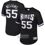 Camiseta Manga Corta Sacramento Kings Jason Williams NO 55 Negro