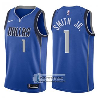 Camiseta Mavericks Dennis Smith Jr. Icon 2017-18 Azul