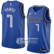 Camiseta Mavericks Dwight Powell Icon 2018 Azul