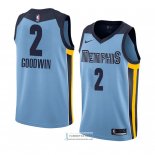 Camiseta Memphis Grizzlies Brandon Goodwin Statement 2018 Azul