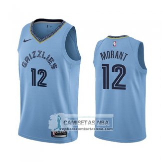 Camiseta Memphis Grizzlies Ja Morant Statement 2019-20 Azul