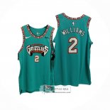 Camiseta Memphis Grizzlies Jason Williams NO 2 Classic Autentico Verde