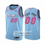 Camiseta Miami Heat Personalizada Ciudad 2019-20 Azul