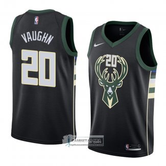 Camiseta Milwaukee Bucks Rashad Vaughn Statement 2018 Negro