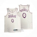 Camiseta Minnesota Timberwolves Derrick Rose NO 0 Earned Blanco