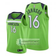 Camiseta Minnesota Timberwolves James Johnson Statement 2019-20 Verde