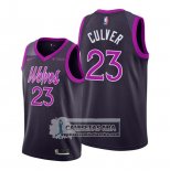 Camiseta Minnesota Timberwolves Jarrett Culver Ciudad 2019-20 Violeta
