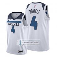 Camiseta Minnesota Timberwolves Jaylen Nowell Association Blanco