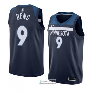 Camiseta Minnesota Timberwolves Luol Deng Icon 2018 Azul