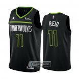 Camiseta Minnesota Timberwolves Naz Reid NO 11 Statement 2022-23 Negro
