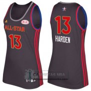 Camiseta Mujer All Star 2017 Harden Rockets Carbon