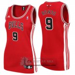 Camiseta Mujer Bulls Rondo Rojo