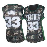 Camiseta Mujer Camouflage Celtics Bird Verde