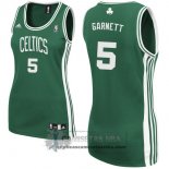 Camiseta Mujer Celtics Garnett Verde