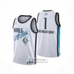 Camiseta NBA All Star 2026 Victor Wembanyama NO 1 Blanco