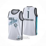 Camiseta NBA All Star 2026 Victor Wembanyama NO 1 Blanco