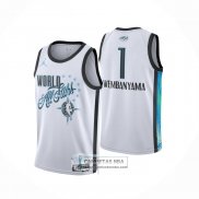 Camiseta NBA All Star 2026 Victor Wembanyama NO 1 Blanco