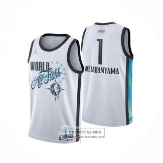 Camiseta NBA All Star 2026 Victor Wembanyama NO 1 Blanco