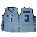 Camiseta NCAA Georgetown Hoyas Allen Iverson Grey
