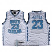 Camiseta NCAA North Carolina Jordanh Blanco