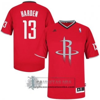 Camiseta Navidad Rockets Harden 2013 Rojo